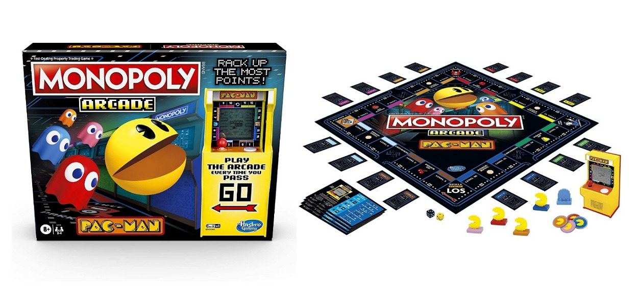 Annunciato il Monopoly di Pac-Man: conterrà un mini cabinato arcade