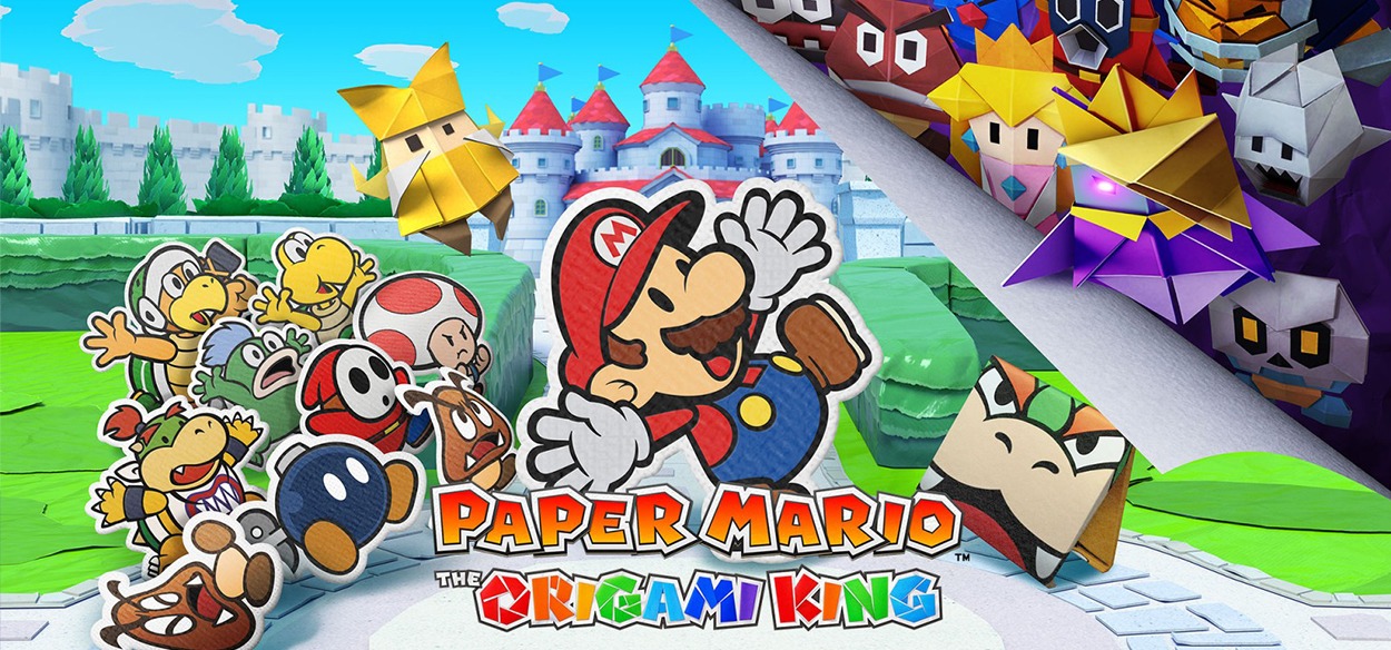 Paper Mario: The Origami King, un nuovo trailer mostra il mondo di gioco