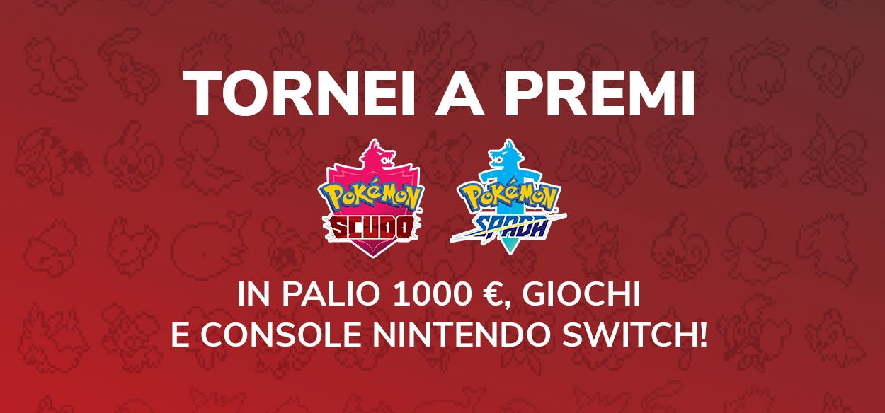 1000€ in palio nei nuovi tornei italiani online di Pokémon Spada e Scudo!