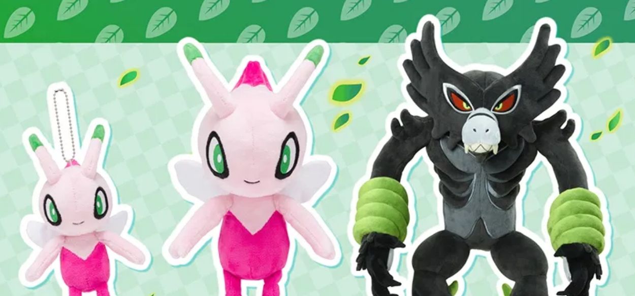 I peluche di Zarude e Celebi cromatico arrivano nei Pokémon Center