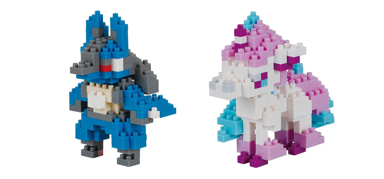 Annunciati i nanoblock di Ponyta di Galar e Lucario