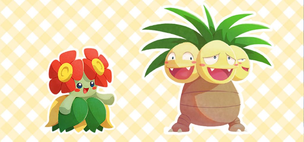 pokémon café mix bellossom exeggutor
