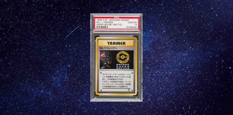 La rara carta No.1 Trainer della Secret Super Battle venduta in asta a $90.000