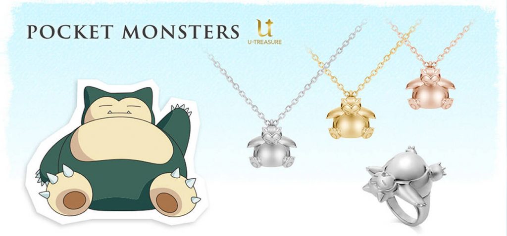 U-Treasure ciondoli anelli Snorlax