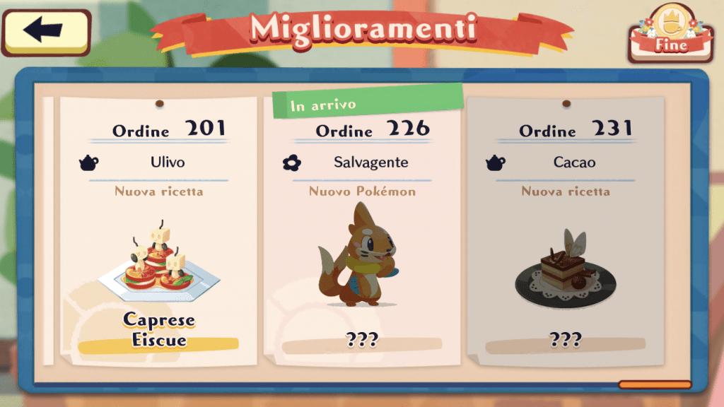 Buizel e nuove ricette sono disponibili su Pokémon Café Mix