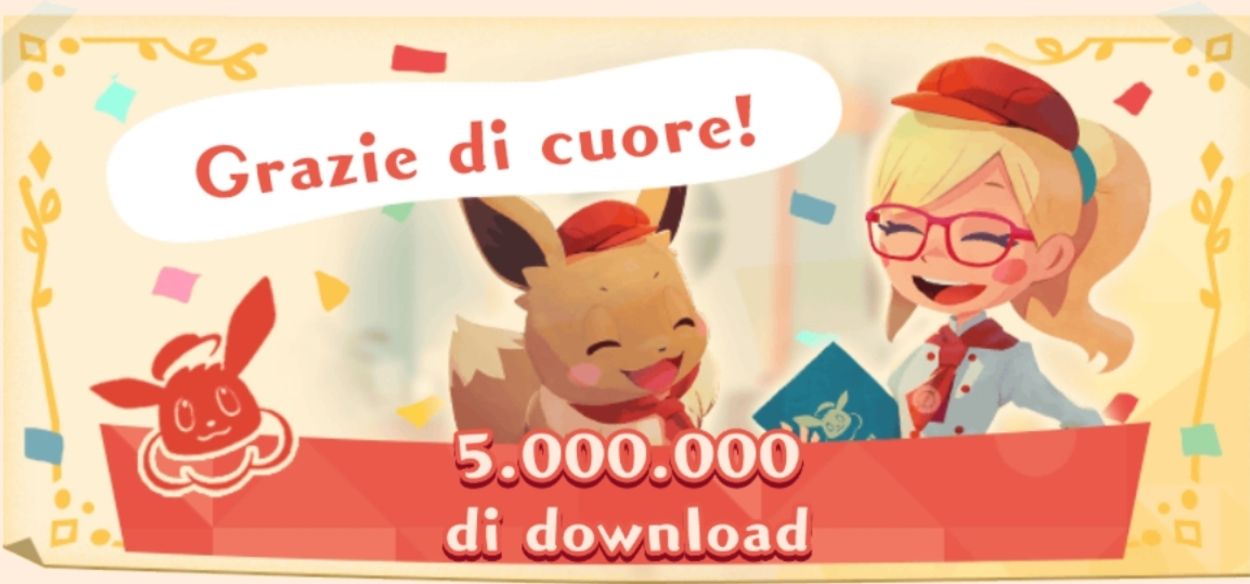 Pokémon Café Mix festeggia 5 milioni di download con un regalo per gli utenti