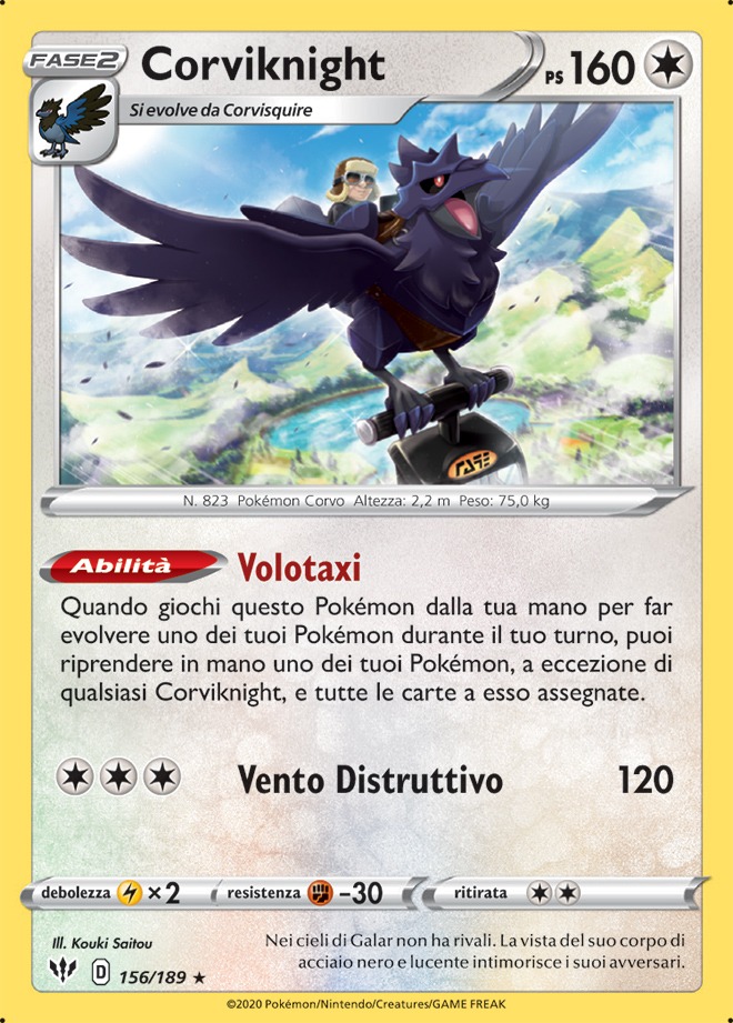 Fiamme Oscure Corviknight Eternatus