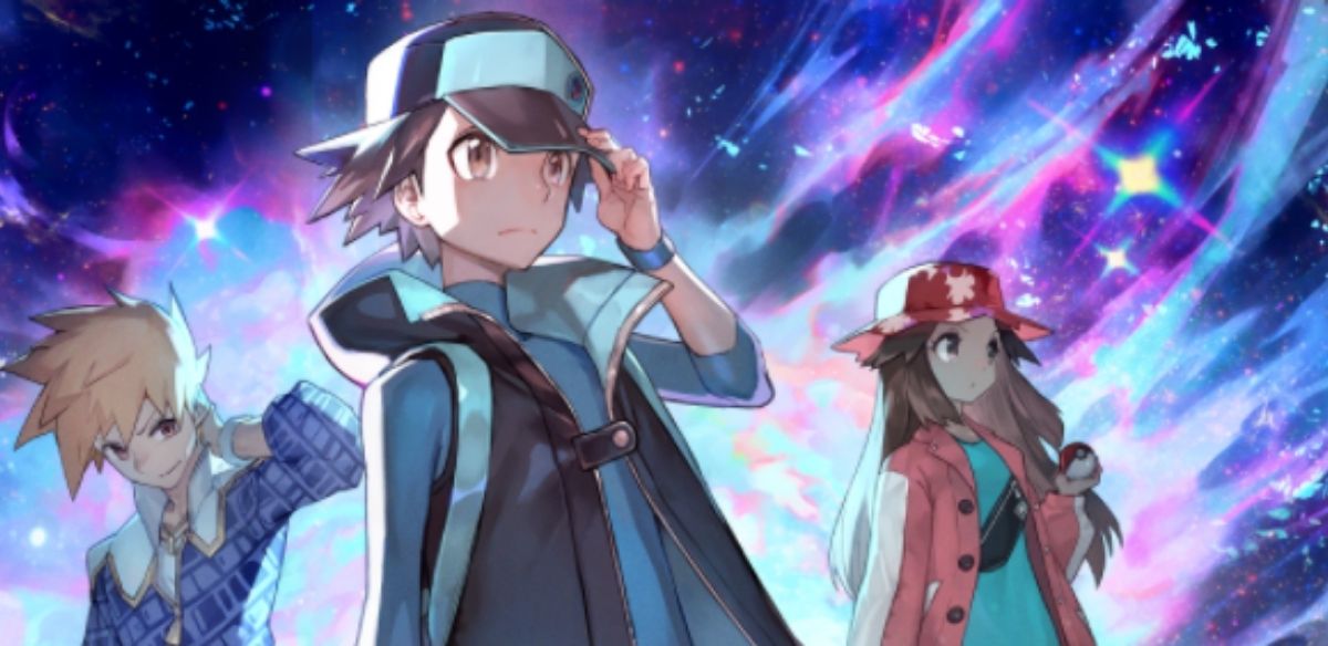 Rosso, Leaf e Blu rifulgono nell'illustrazione celebrativa di Pokémon Masters EX