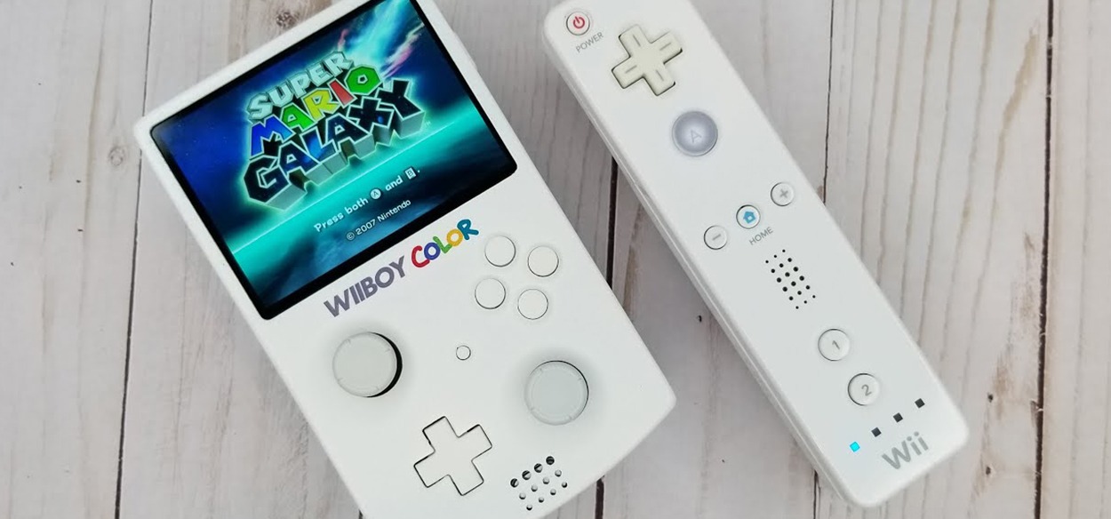 WiiBoy Color è una versione portatile di Nintendo Wii