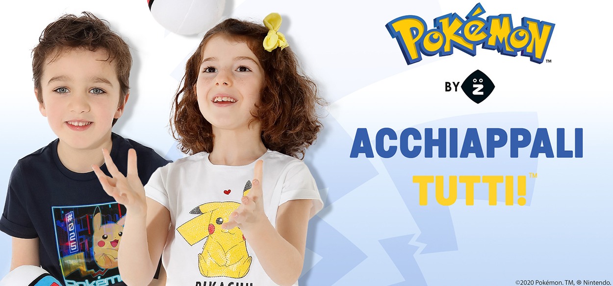 Z Kids lancia la sua linea di abbigliamento Pokémon in Italia