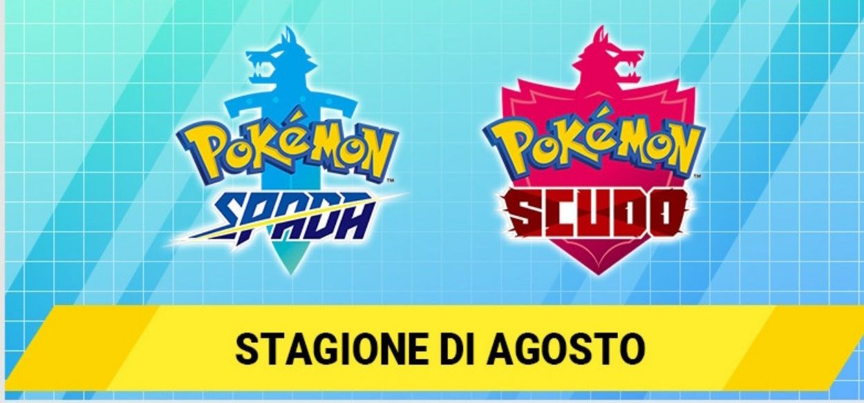 Pokémon Spada e Scudo: inizia la stagione delle Lotte Competitive di agosto