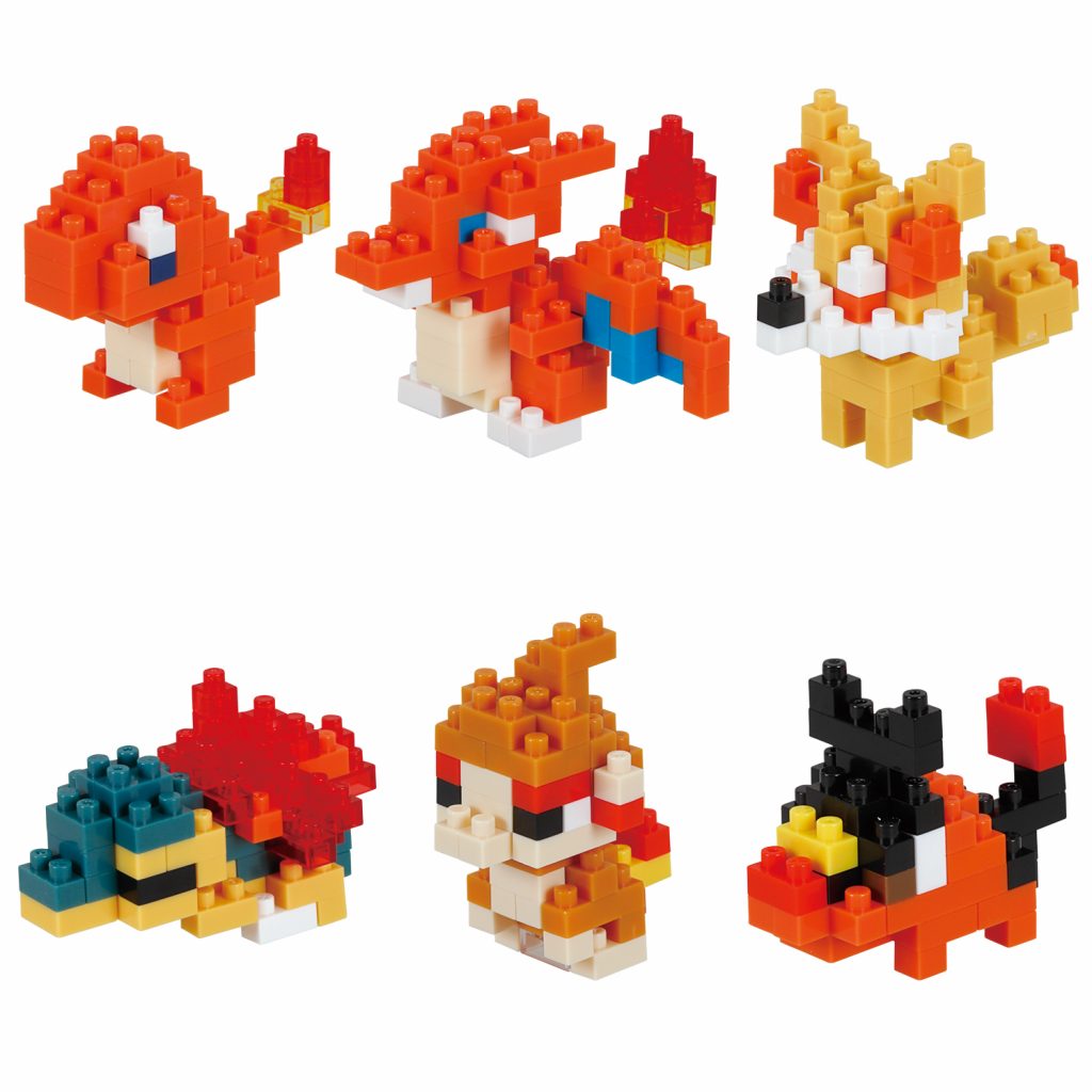 nanoblock Pokémon tipo Fuoco