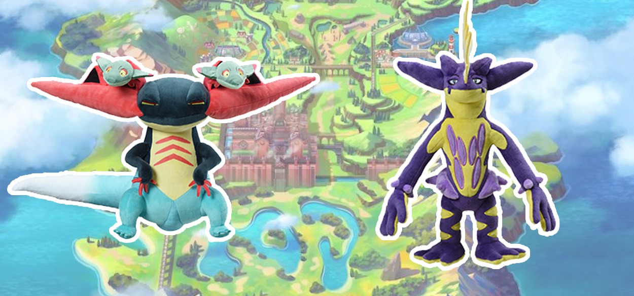 Annunciati i peluche dei Pokémon di Galar Skwovet, Toxtricity e Dragapult