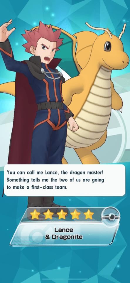 Lance Pokémon Masters