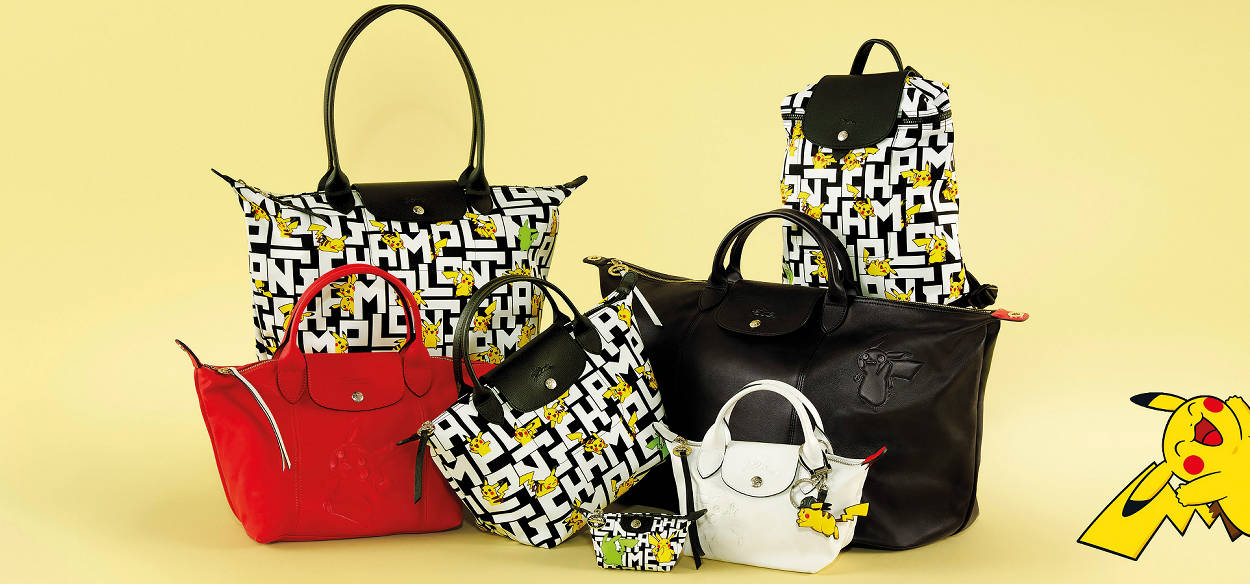 Longchamp annuncia la sua nuova collezione di borse Pokémon