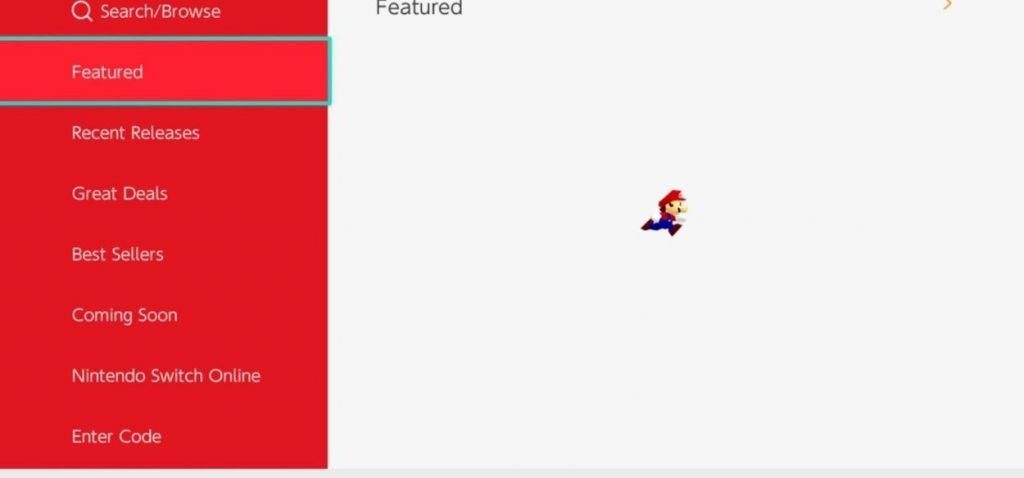eShop Nintendo Switch