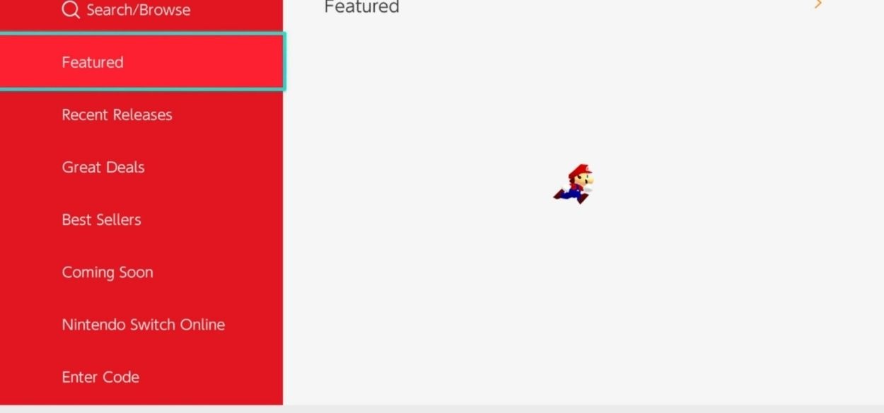 L'eShop di Nintendo Switch si colora di rosso per festeggiare Super Mario