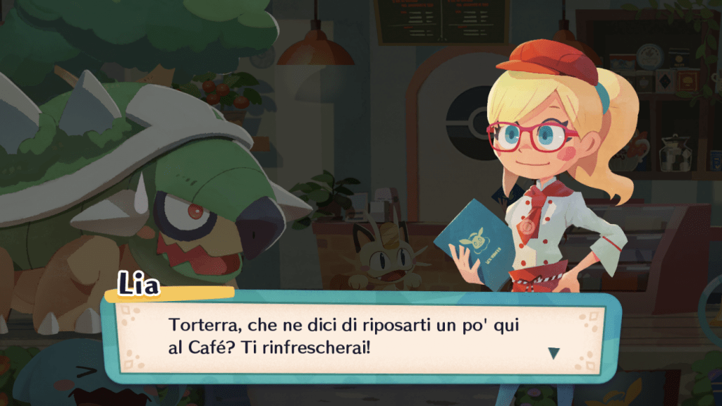 Torterra è arrivato al bistrot di Pokémon Café Mix