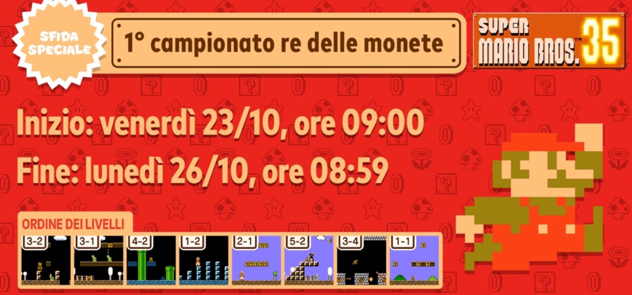 Super Mario Bros 35: annunciata la nuova sfida settimanale