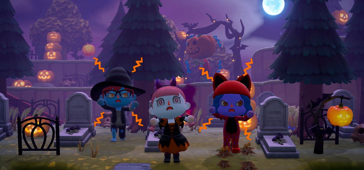 Festeggia Halloween come  mai prima e parti per un viaggio emozionante sulla tua isola di Animal Crossing