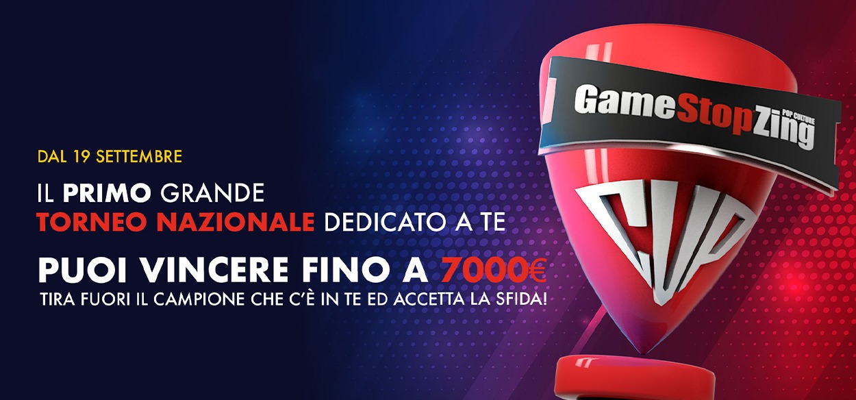 GameStopZing Cup, il primo torneo videoludico firmato GSZ