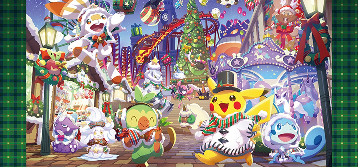 I prodotti natalizi arrivano nei Pokémon Center