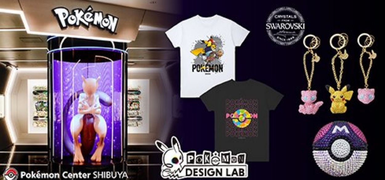 Pokémon Center di Shibuya: in arrivo il Design Lab e gli accessori Swarovski
