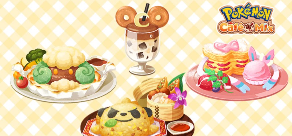 Pokémon Café Mix piatti