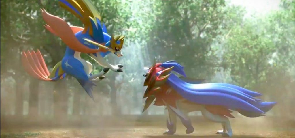 Zacian e Zamazenta