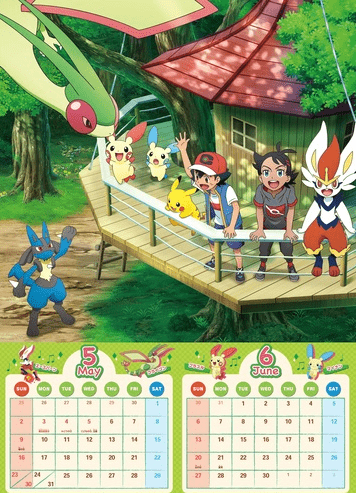 calendario Pokémon 2021