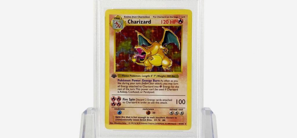 carta charizard prima edizione