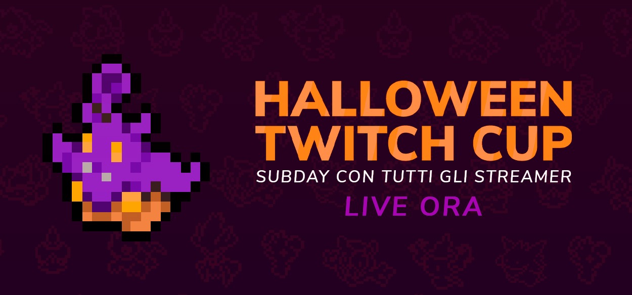 Live ora con la HALLOWEEN TWITCH CUP! Tutti gli streamers in un unico appuntamento