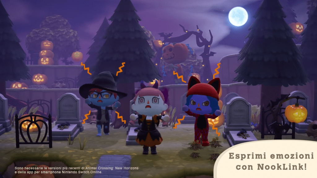 Animal Crossing Halloween emozioni