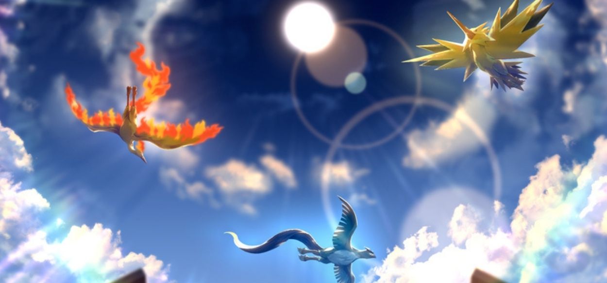 Pokémon rilascia una bellissima illustrazione dei leggendari di Kanto