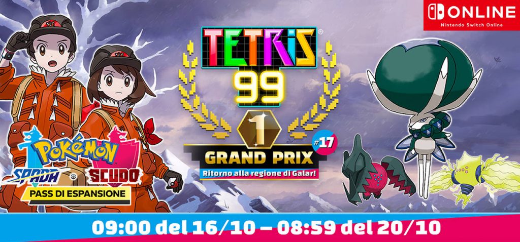 Pokémon Spada e Scudo Tetris 99
