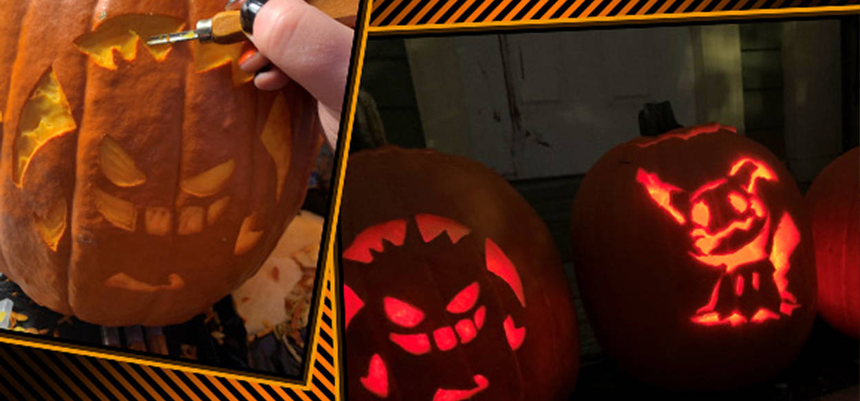 Halloween: arrivano gli stencil Pokémon per decorare la zucca