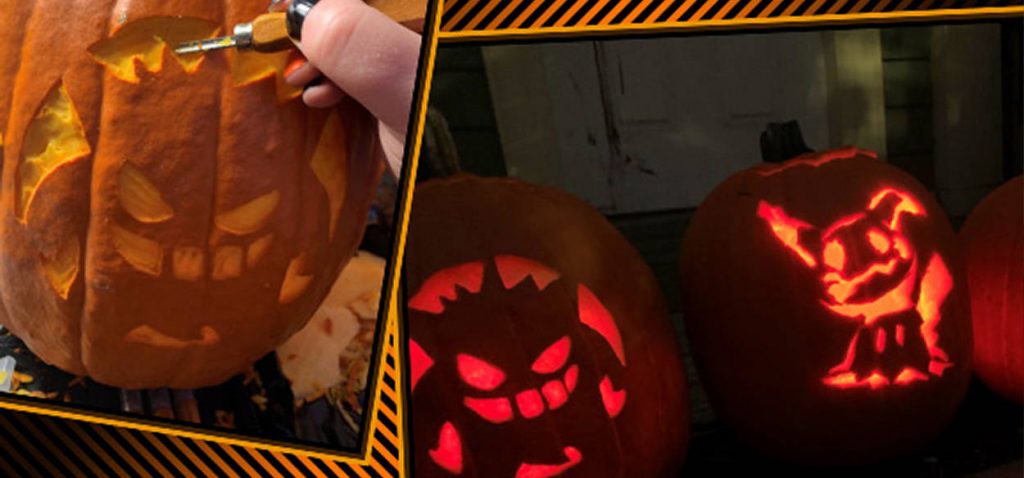 zucche stencil Pokémon halloween