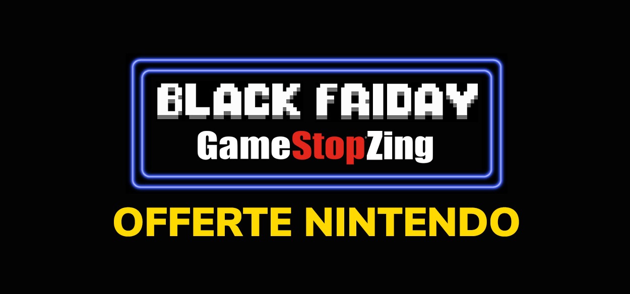 Tanti prodotti Nintendo in offerta per il Black Friday di GameStopZing