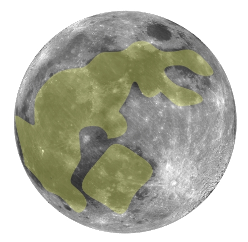 Lepre sulla Luna