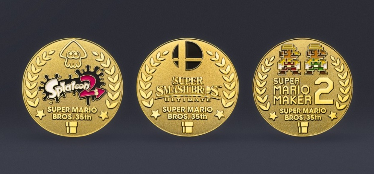 Nintendo mette in palio delle medaglie da collezione per il 35° anniversario di Super Mario