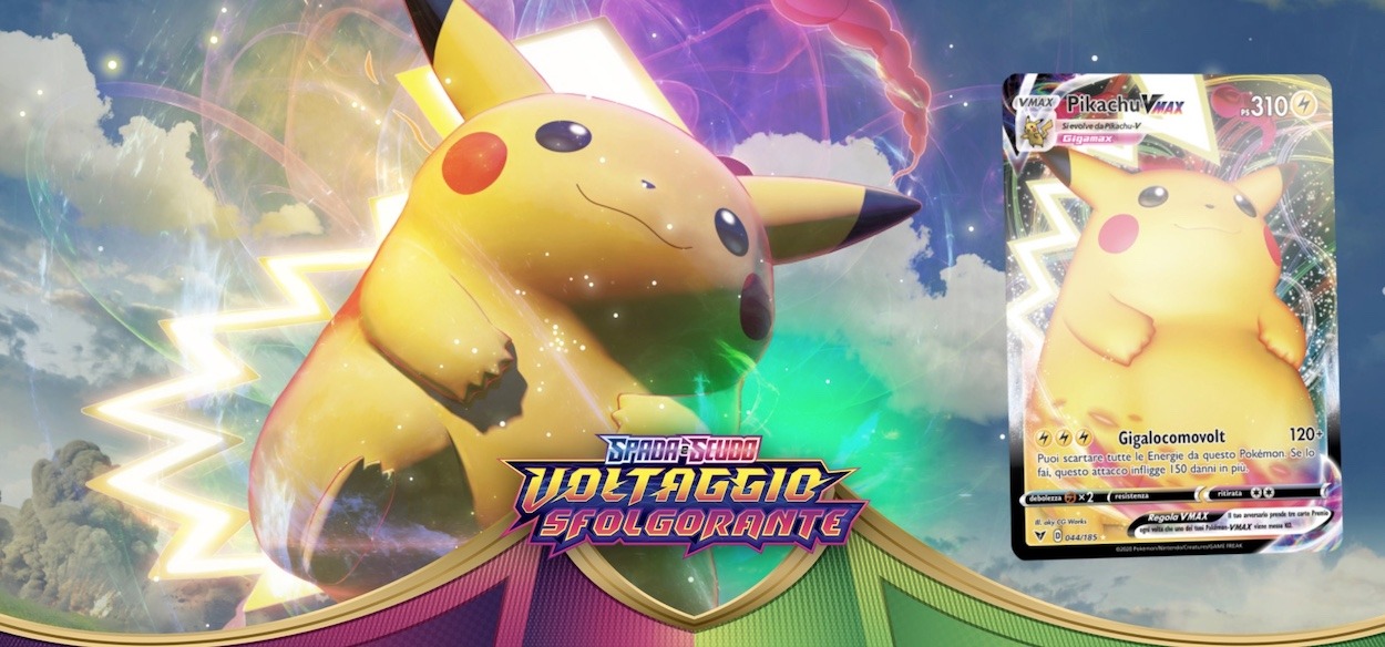 Voltaggio Sfolgorante: l'elettrizzante espansione del GCC Pokémon disponibile in Italia