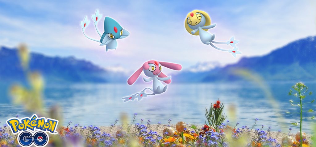 Uxie Mesprit Azelf Pokémon GO
