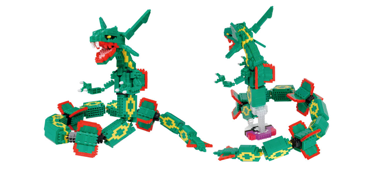 In arrivo un nanoblock di Rayquaza in versione deluxe