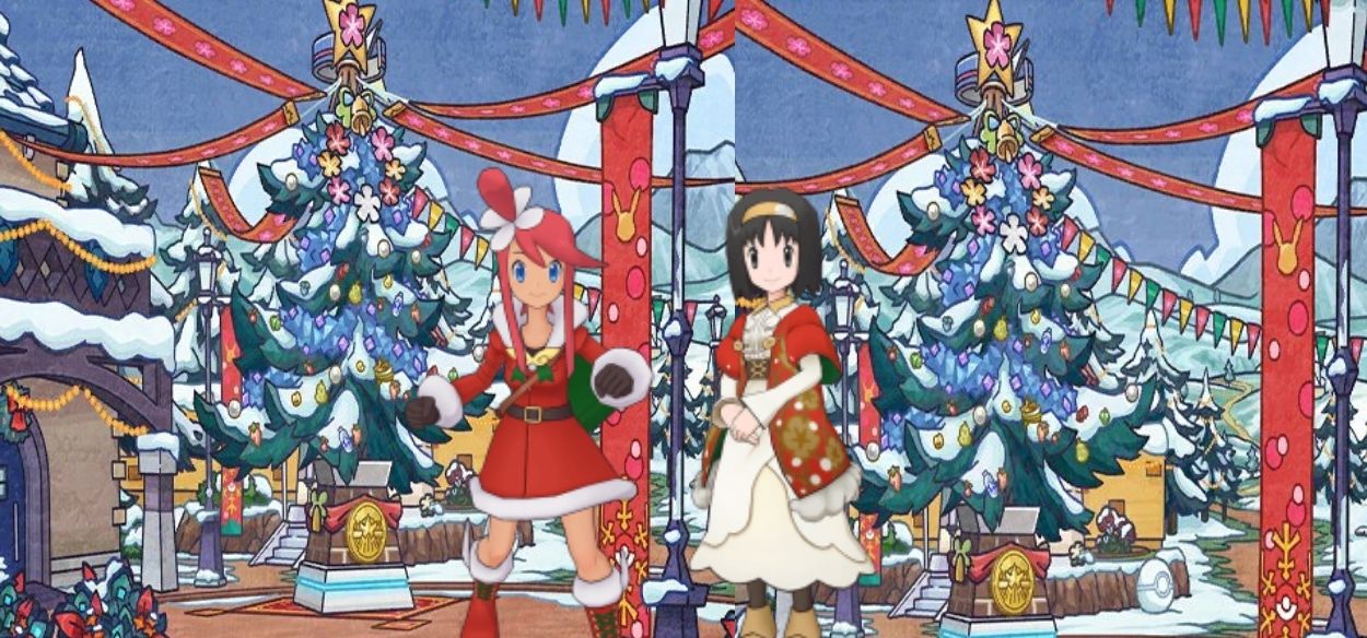 Si sente Natale nell'aria in Pokémon Masters EX