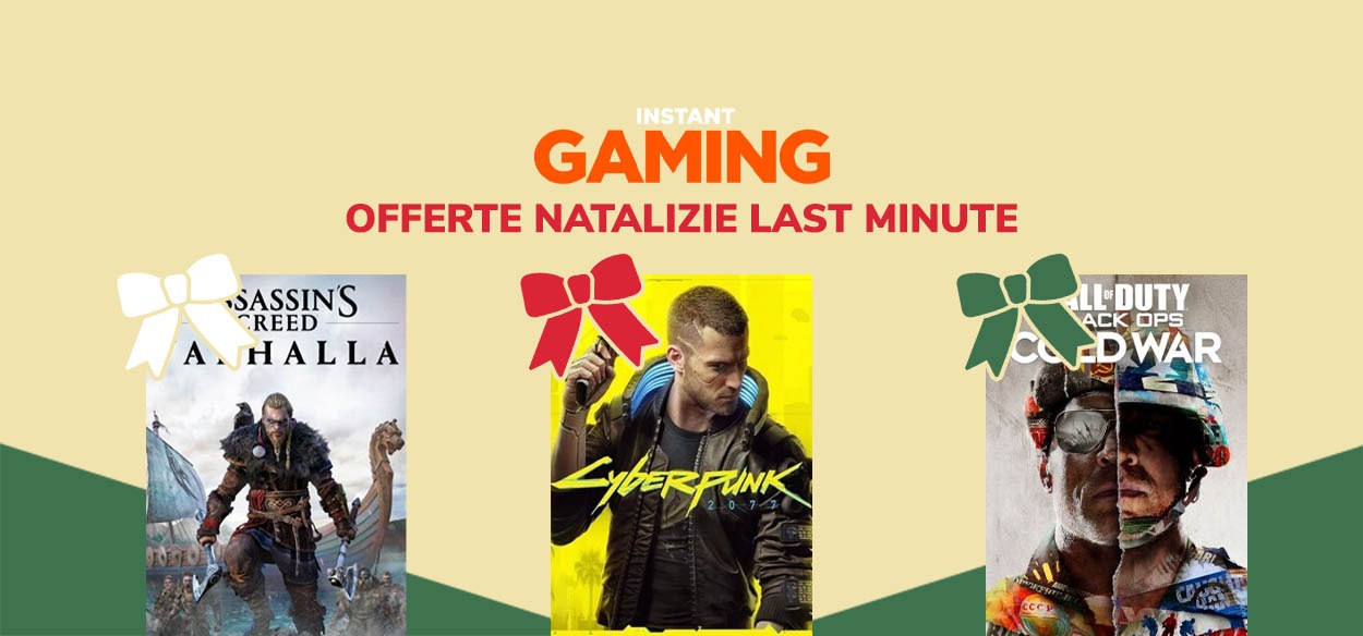 Alla ricerca di regali? Scopri le offerte last minute natalizie di Instant Gaming