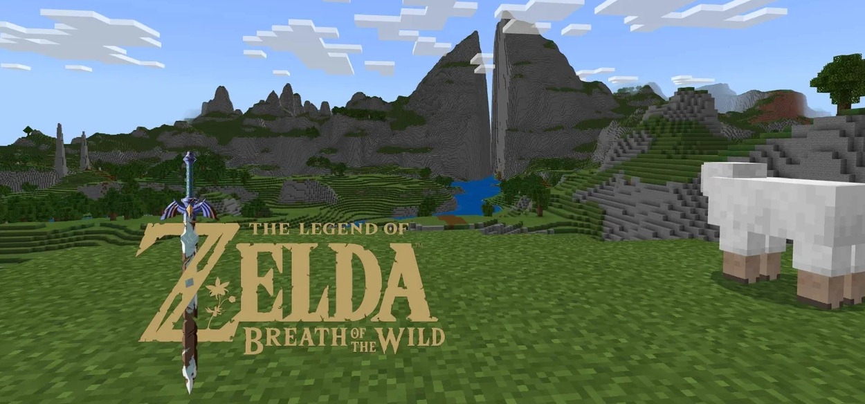 Fan ricrea l'Hyrule di Zelda: Breath of the Wild in Minecraft
