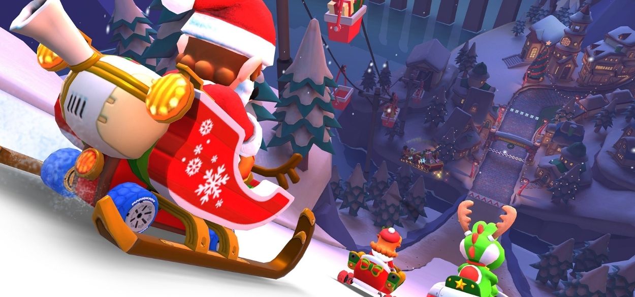 Disponibile il tour di Natale su Mario Kart Tour