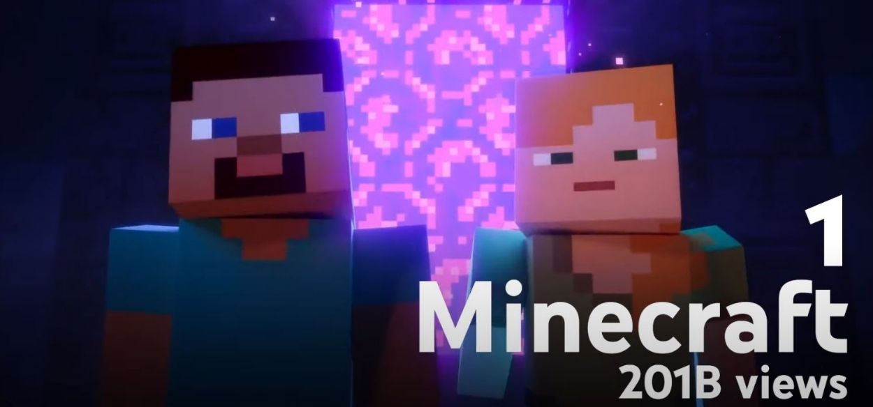 Minecraft è il gioco più visto su YouTube del 2020