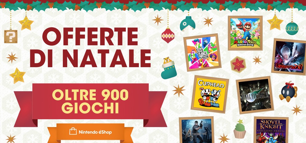 Nintendo eShop: arrivano gli sconti di Natale su oltre 900 titoli