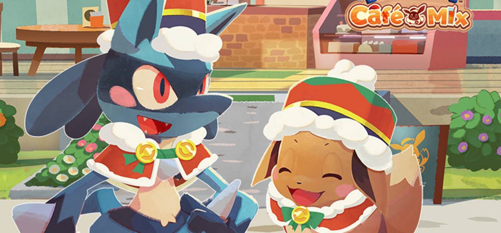 Pokémon Café Mix eevee festivo natale